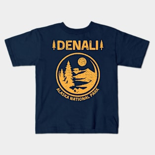 Denali National Park Alaska Kids T-Shirt